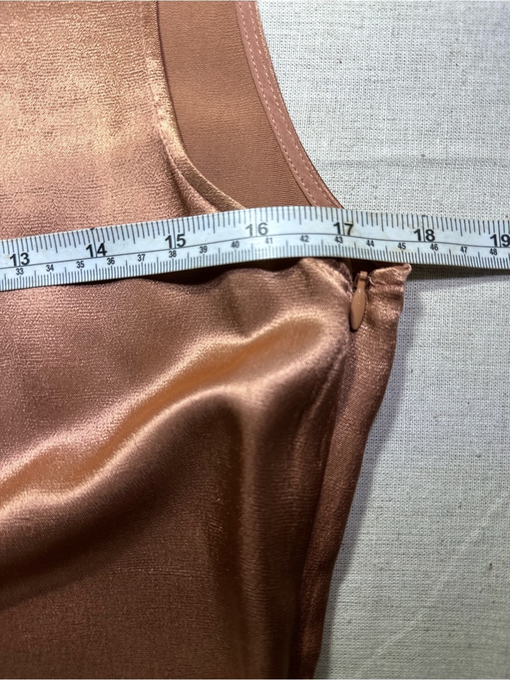 Rag & Bone Satin Copper Shift Dress Women’s Size 4 #chic #classic - Picture 4 of 7
